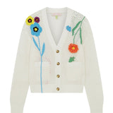 Mira Mikati Flower Crochet Cardigan