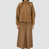 Herno Waxed Cotton Batwing Jacket