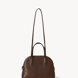 The Row Medium Ingrid Top Handle Bag in Saddle Leather