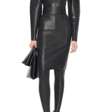 Alaia Noir Padded Belt