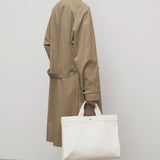 The Row Sisal Shopper Bag in Twill Canvas