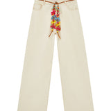 Mira Mikati Relaxed Cotton and Twill Trouser