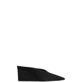 Alaia Cube Wedge Mule in Suede