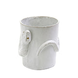 Astier de Villatte Snake Cup with Golden and Black Eyes