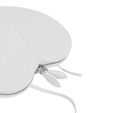 Alaia Optic White Le Couer Bag in Calfskin