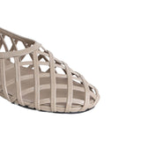 Alaia Grege Cage Ballet Flats