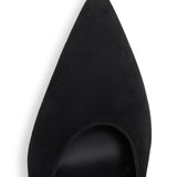 Alaia Cube Wedge Mule in Suede