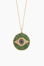 18K Yellow Gold Green Dawn Pendant