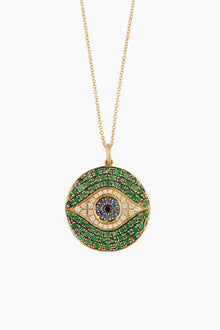 18K Yellow Gold Green Dawn Pendant