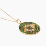 Ileana Makri 18K Yellow Gold Green Dawn Pendant