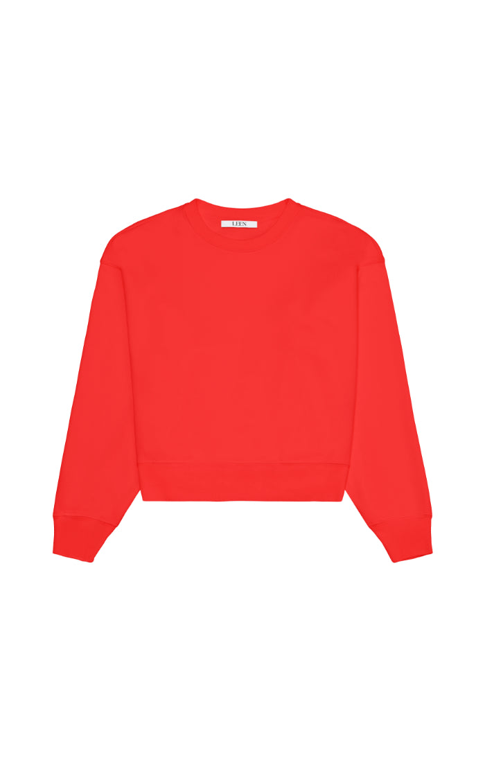 Lake Sweatshirt in Poppy Orion Terry
