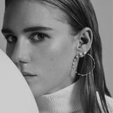 Fernando Jorge 18K Yellow Gold Large Circle Hoops with Diamonds