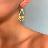 20K Yellow Gold Dancing Sequins