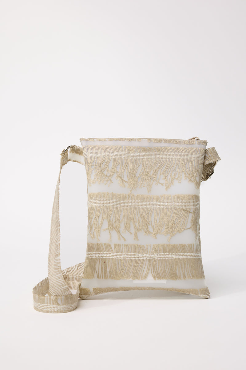 Rectangular Flat Zip Bag w/ Strap