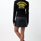 Lucien Pellat-Finet Cashmere Crown Cardigan
