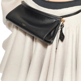 Alaia Black Le Click East West Small Bag in Leather