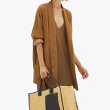 Valextra Soft Tote Raffia Crochet Large Bag