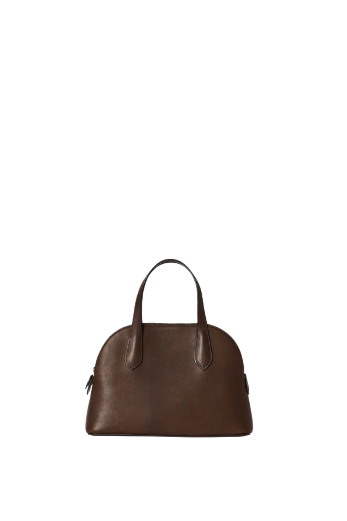 The Row Medium Ingrid Top Handle Bag in Saddle Leather