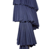 Alaia Minuit Knit Spiral Skirt