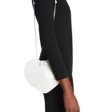 Alaia Optic White Le Couer Bag in Calfskin