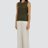 Herno Pure Linen Wide Trouser