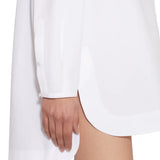 Alaia Blanc Tunic Shirt Dress
