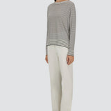 Herno Lyocell and Cotton L/S Striped Shirt