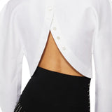 Alaia Blanc Cropped Top