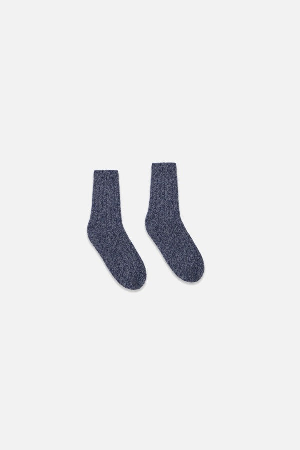 The Elder Statesman Cashmere Marl Trouser Socks