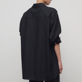 The Row Luka Shirt in Wool Flannel