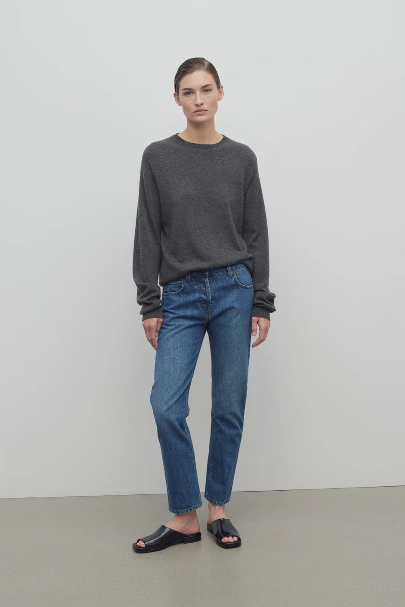 Riaco Jean in Cotton - Washed Blue