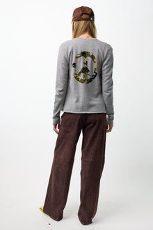 Long Sleeve V-Neck Cardigan with Pocket