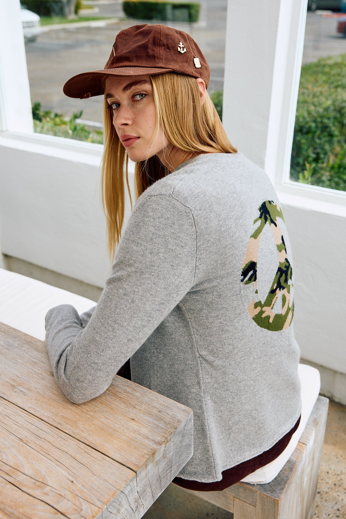 Long Sleeve V-Neck Cardigan with Pocket