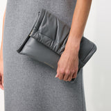 Louise Bag Small in leather in Smoke