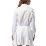 Alaia Blanc Shirt Dress