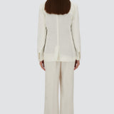 Herno Pure Linen Double Breasted Blazer