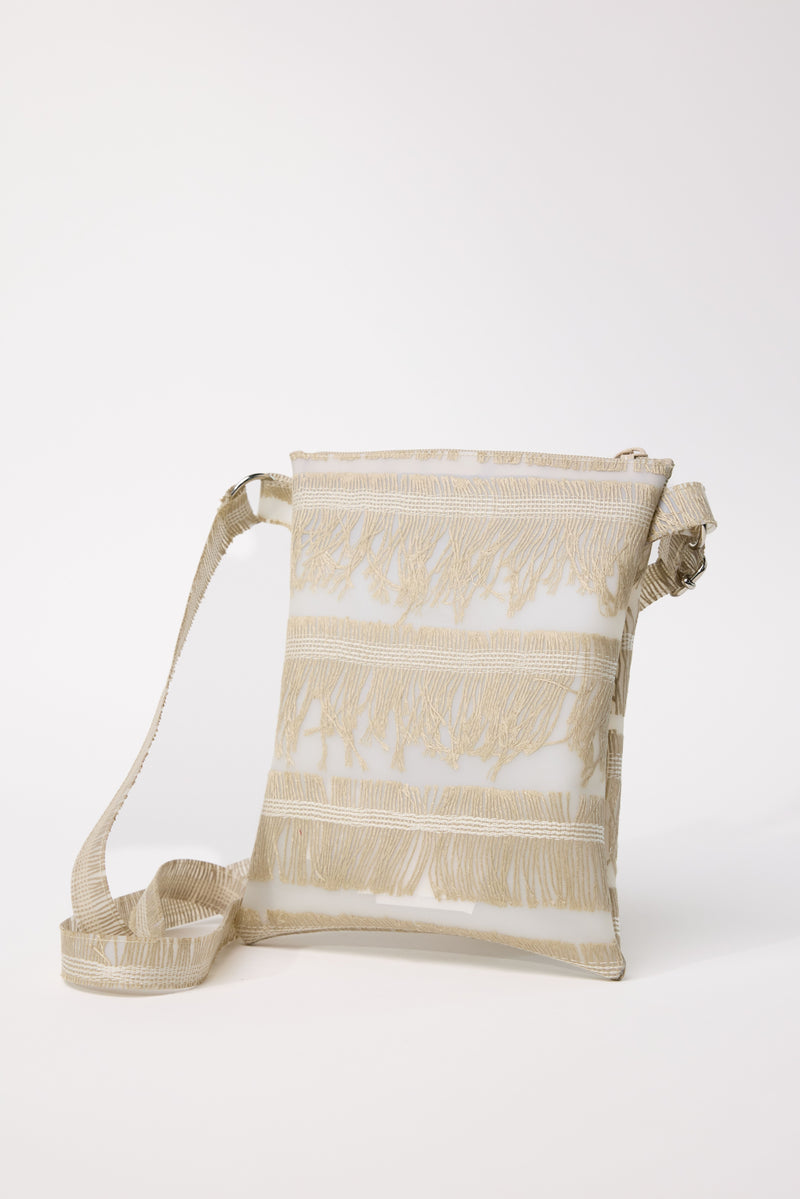 Rectangular Flat Zip Bag w/ Strap