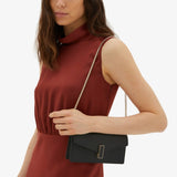 Valextra Iside Clutch with Chain