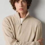 Massimo Alba Men's Liam Half-Zip Sweater