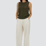 Herno Pure Linen Wide Trouser