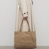 The Row Sisal Shoulder Bag in Twill Canvas