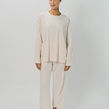 Sofie D'Hoore Cotton Tahoe LS Crew Neck Pajama Set