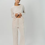Sofie D'Hoore Cotton Tahoe LS Crew Neck Pajama Set