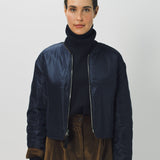 Dusan Corduroy Bomber Taffeta Lined Jacket