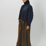 Dusan Corduroy Bomber Taffeta Lined Jacket