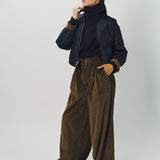Dusan Corduroy Bomber Taffeta Lined Jacket