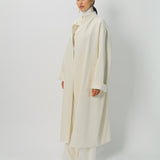 Dusan Wool Patch Pocket Diagonale Long Coat