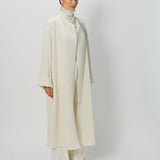 Dusan Wool Patch Pocket Diagonale Long Coat