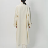 Dusan Wool Patch Pocket Diagonale Long Coat
