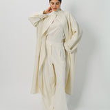 Dusan Wool Patch Pocket Diagonale Long Coat